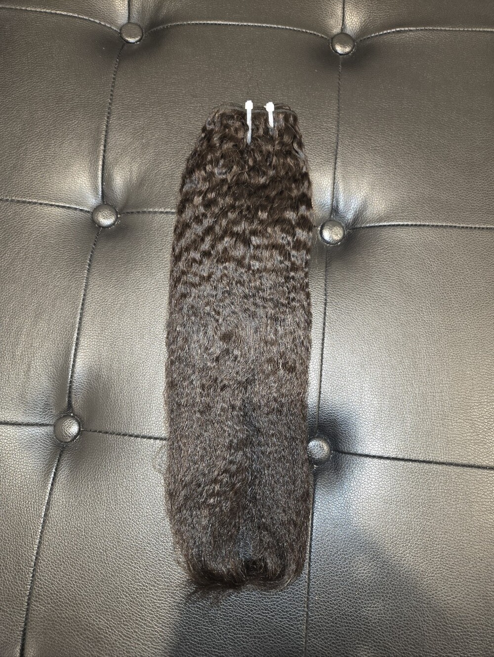 14" Virgin Brazilian Kinky Straight Weft Bundle
